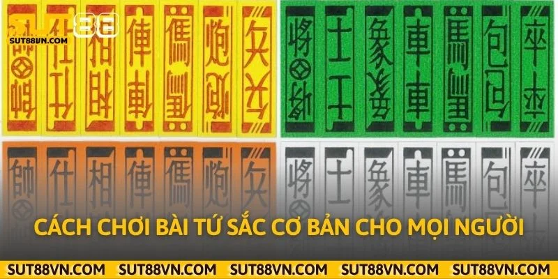 Cách chơi bài tứ sắc cơ bản cho mọi người