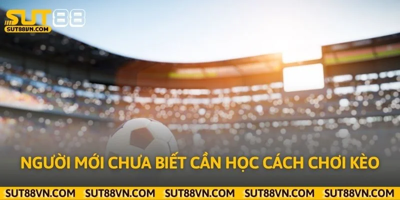 Người mới chưa biết cần học cách chơi kèo