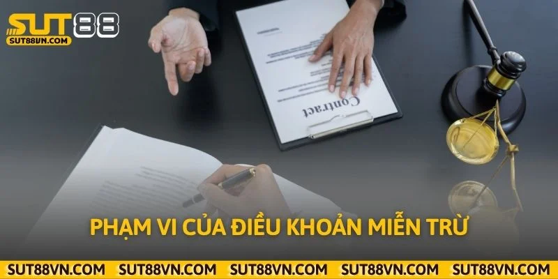 Phạm vi của điều khoản miễn trừ